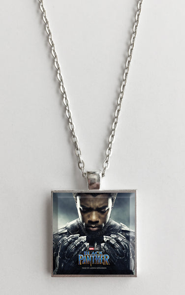 Black Panther - Chadwick Boseman - Album Cover Art Pendant Necklace