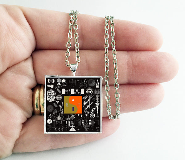 Bon Iver - 22, A Million - Album Cover Art Pendant Necklace - Hollee