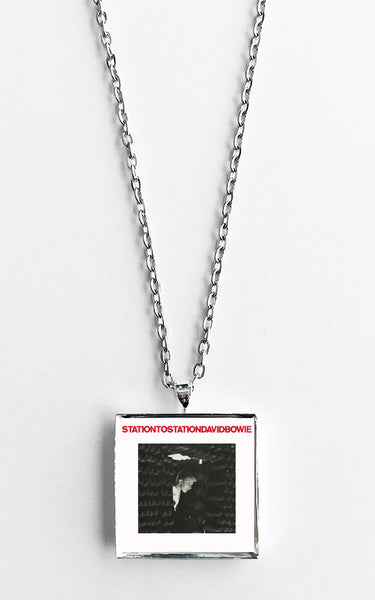 David Bowie - Station to Station - Album Cover Art Pendant Necklace - Hollee