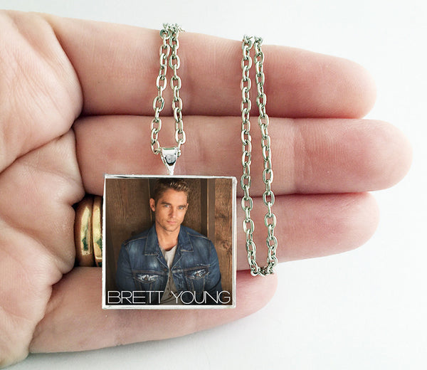 Brett Young - Self Titled - Album Cover Art Pendant Necklace - Hollee