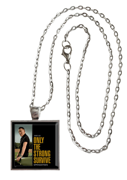 Bruce Springsteen - Only the Strong Survive - Album Cover Art Pendant Necklace