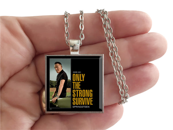 Bruce Springsteen - Only the Strong Survive - Album Cover Art Pendant Necklace