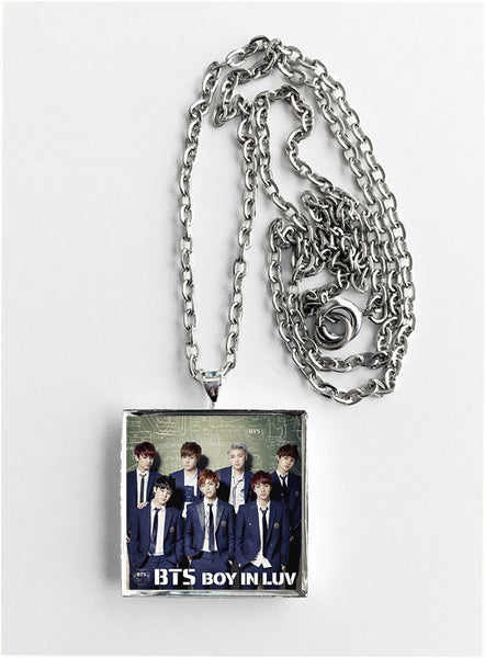 BTS Bangtan Boys - Boy in Luv (v1) - Album Cover Art Pendant Necklace - Hollee