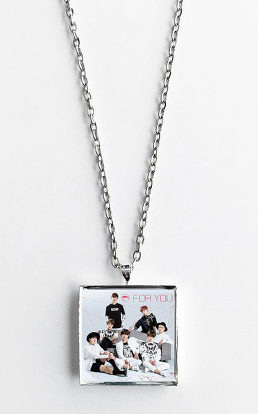 BTS Bangtan Boys - For You - Album Cover Art Pendant Necklace - Hollee