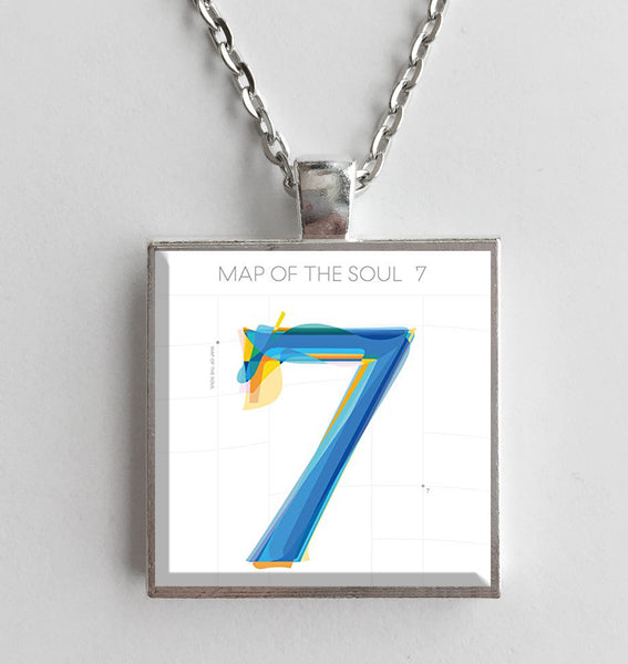 BTS Bangtan Boys - Map of the Soul 7 - Album Cover Art Pendant Necklace - Hollee