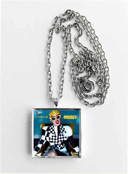 Cardi B - Invasion of Privacy - Album Cover Art Pendant Necklace - Hollee