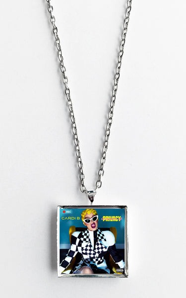 Cardi B - Invasion of Privacy - Album Cover Art Pendant Necklace - Hollee