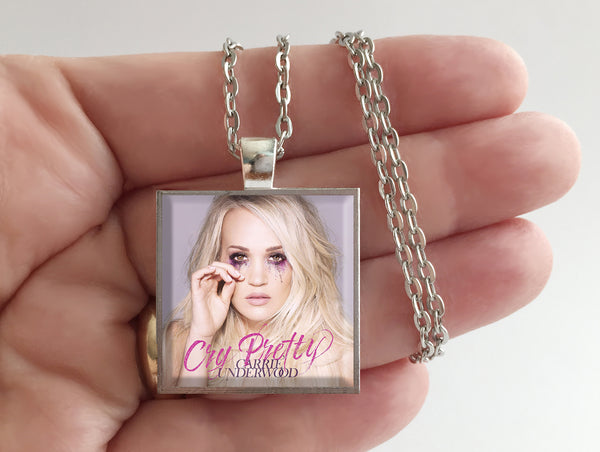 Carrie Underwood - Cry Pretty - Album Cover Art Pendant Necklace - Hollee