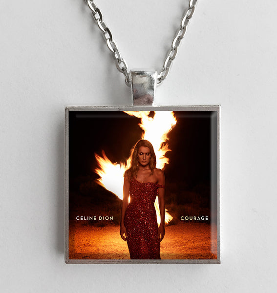 Celine Dion - Courage - Album Cover Art Pendant Necklace - Hollee