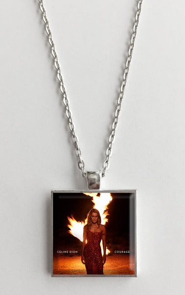 Celine Dion - Courage - Album Cover Art Pendant Necklace - Hollee