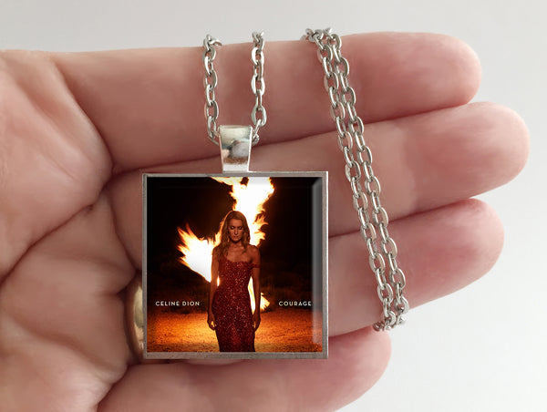 Celine Dion - Courage - Album Cover Art Pendant Necklace - Hollee