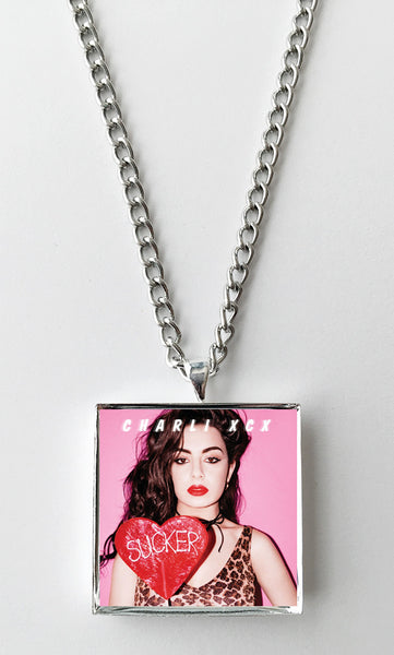 Charli XCX - Sucker - Album Cover Art Pendant Necklace - Hollee