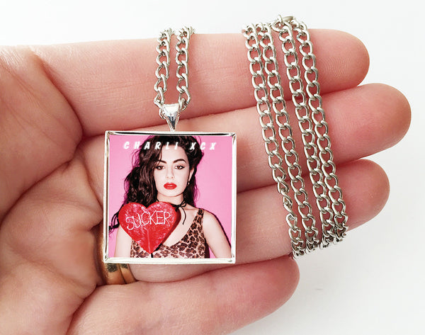 Charli XCX - Sucker - Album Cover Art Pendant Necklace - Hollee