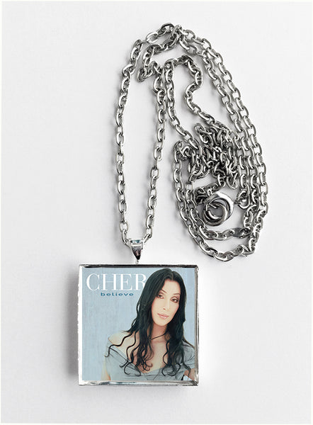 Cher - Believe - Album Cover Art Pendant Necklace - Hollee