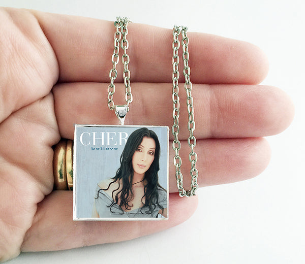 Cher - Believe - Album Cover Art Pendant Necklace - Hollee