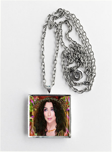 Cher - Gold - Album Cover Art Pendant Necklace - Hollee