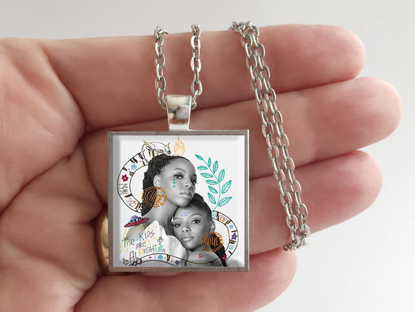 CHLOE X HALLE - The Kids Are Alright- Album Cover Art Pendant Necklace - Hollee