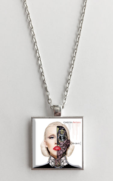 Christina Aguilera - Bionic - Album Cover Art Pendant Necklace - Hollee