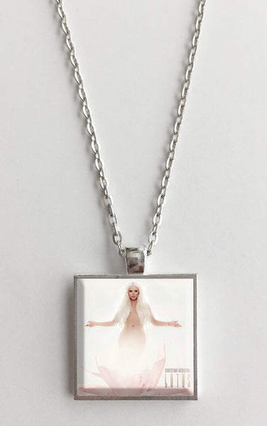 Christina Aguilera - Lotus - Album Cover Art Pendant Necklace - Hollee