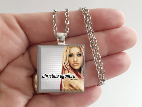 Christina Aguilera - Mi Reflejo - Album Cover Art Pendant Necklace - Hollee