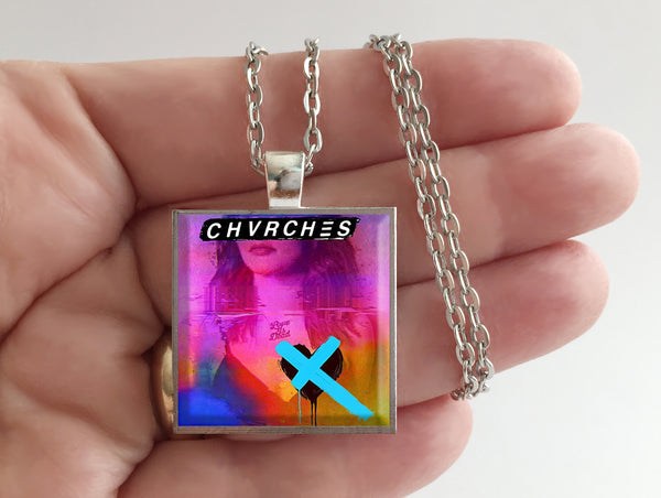 Chvrches - Love is Dead - Album Cover Art Pendant Necklace - Hollee