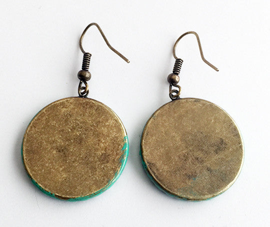 Coney Island Tillie Face Earrings Brooklyn NY - Hollee