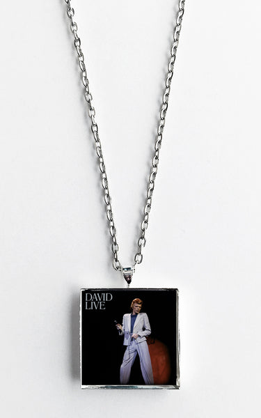 David Bowie - David Live - Album Cover Art Pendant Necklace - Hollee