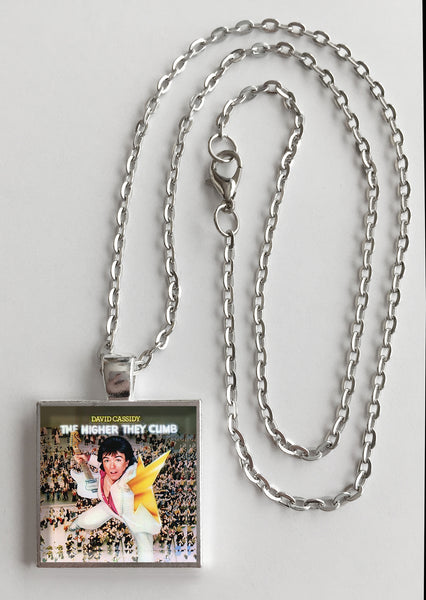 David Cassidy - The Higher They Climb - Album Cover Art Pendant Necklace - Hollee