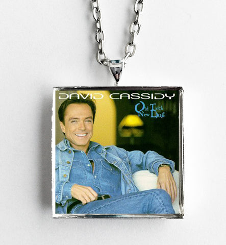 David Cassidy - New Dog Old Trick - Album Cover Art Pendant Necklace - Hollee