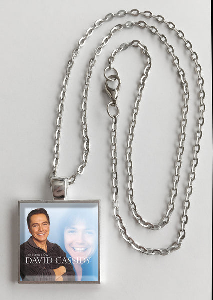 David Cassidy - Then and Now - Album Cover Art Pendant Necklace - Hollee