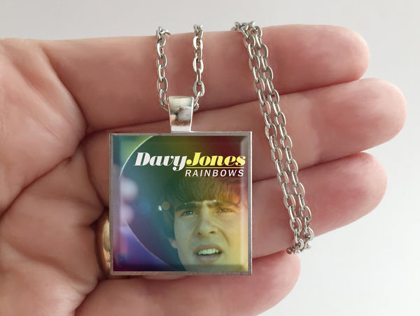 Davy Jones - Rainbows - Album Cover Art Pendant Necklace - Hollee