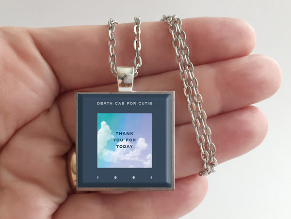 Death Cab For Cutie -  Thank You For Today - Album Cover Art Pendant Necklace - Hollee