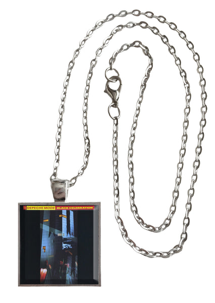 Depeche Mode - Black Celebration - Album Cover Art Pendant Necklace