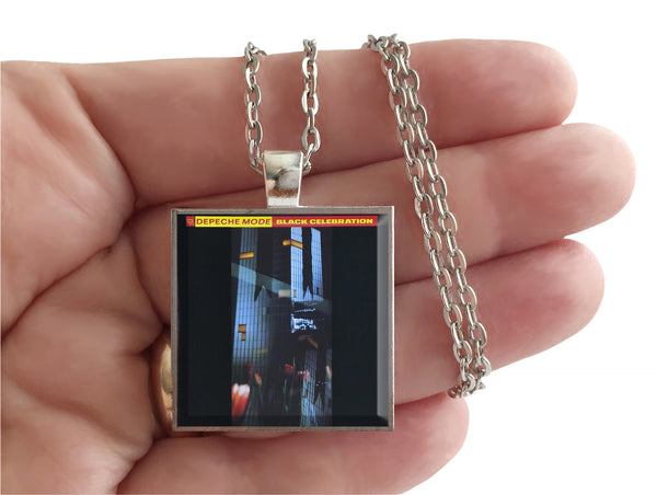 Depeche Mode - Black Celebration - Album Cover Art Pendant Necklace