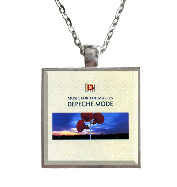 Depeche Mode - Music for the Masses- Album Cover Art Pendant Necklace