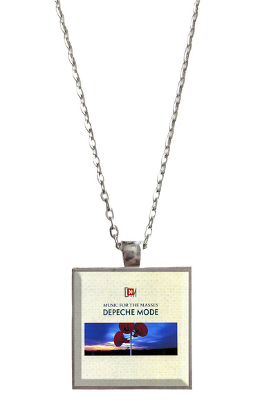 Depeche Mode - Music for the Masses- Album Cover Art Pendant Necklace