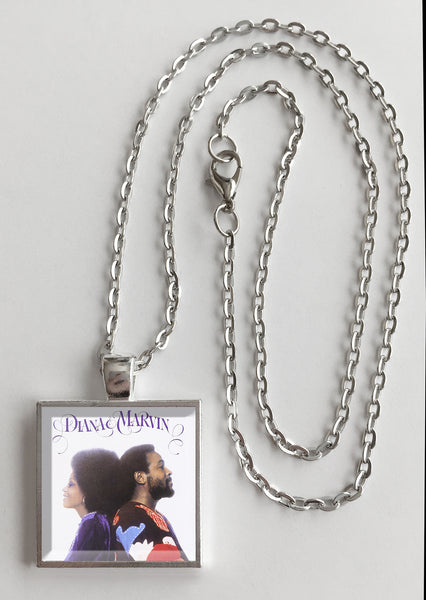 Diana Ross and Marvin Gaye - Diana & Marvin - Album Cover Art Pendant Necklace