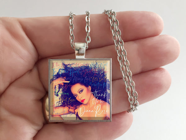 Diana Ross - Thank You - Album Cover Art Pendant Necklace