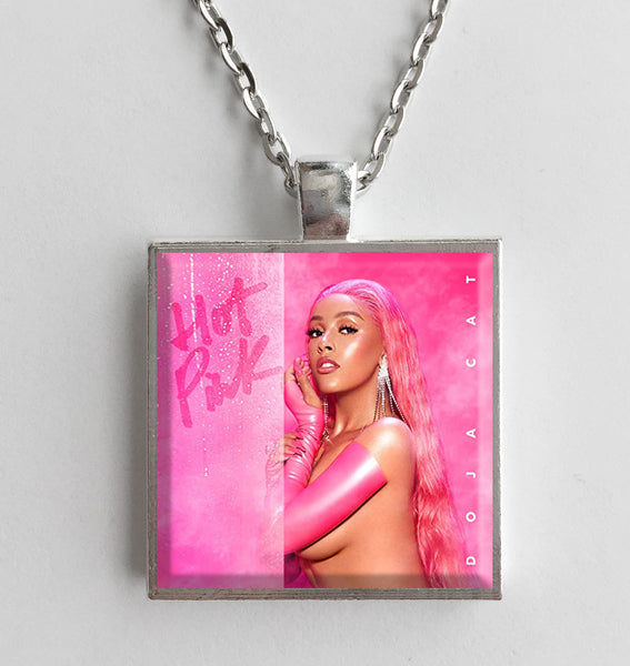 Doja Cat - Hot Pink - Album Cover Art Pendant Necklace - Hollee