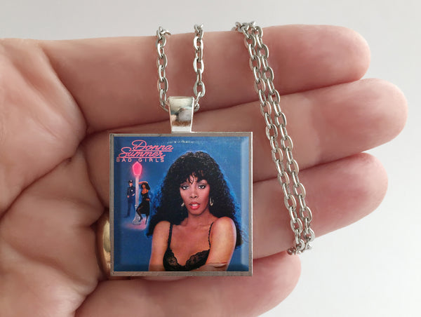 Donna Summer - Bad Girls - Album Cover Art Pendant Necklace - Hollee