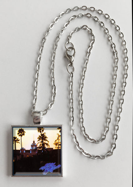 The Eagles - Hotel California - Album Cover Art Pendant Necklace - Hollee