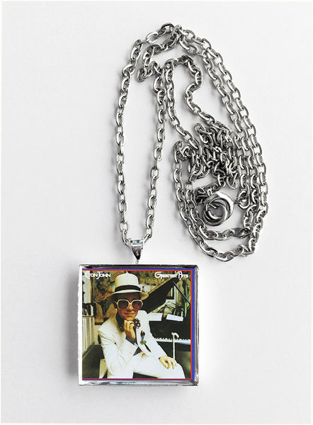 Elton John - Greatest Hits - Album Cover Art Pendant Necklace - Hollee