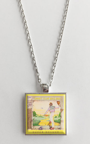 Elton John - Goodbye Yellow Brick Road - Album Cover Art Pendant Necklace - Hollee