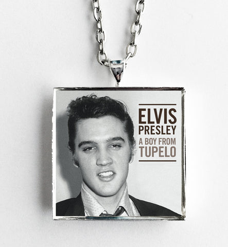 Elvis Presley - A Boy from Tupelo - Album Cover Art Pendant Necklace - Hollee