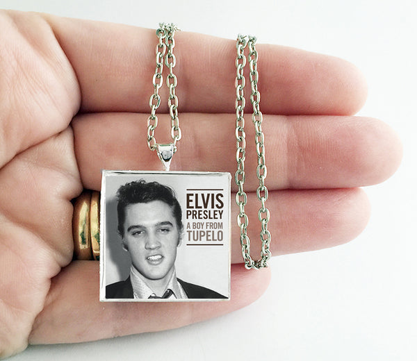 Elvis Presley - A Boy from Tupelo - Album Cover Art Pendant Necklace - Hollee