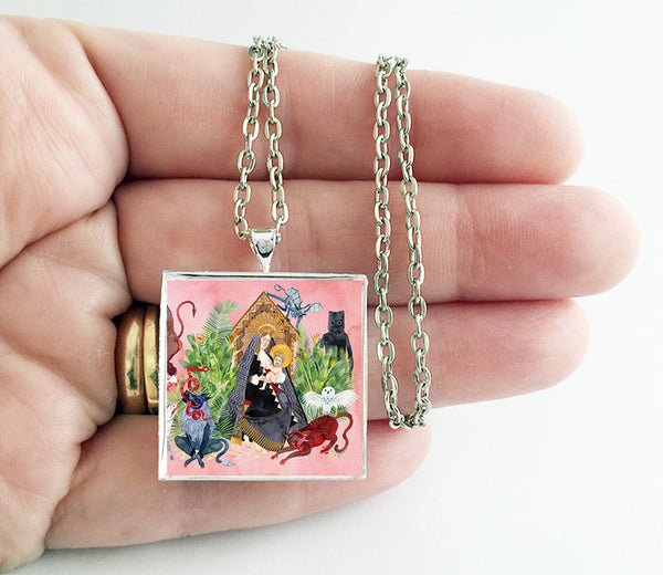 Father John Misty - I Love You, Honeybear - Album Cover Art Pendant Necklace - Hollee