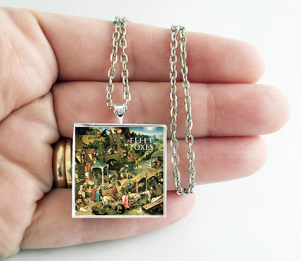 Fleet Foxes - Self Titled - Album Cover Art Pendant Necklace - Hollee