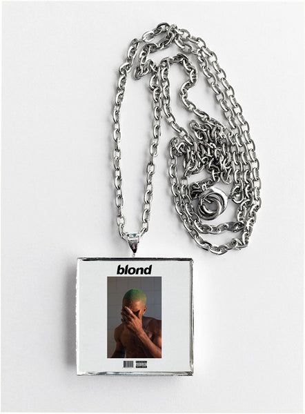 Frank Ocean - Blonde - Album Cover Art Pendant Necklace - Hollee