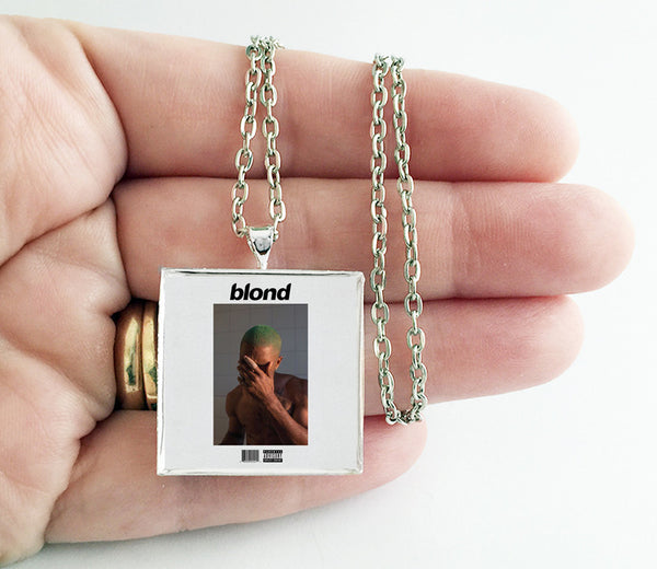 Frank Ocean - Blonde - Album Cover Art Pendant Necklace - Hollee