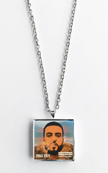 French Montana - Jungle Rules - Album Cover Art Pendant Necklace - Hollee